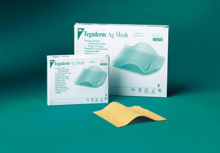 Picture of Silver Mesh Dressing 3M™ Tegaderm™ 2 X 2 Inch Square Sterile90500