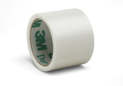 Picture of Medical Tape 3M™ Durapore™ Single Use Roll Silk-Like Cloth 1 Inch X 1-1/2 Yard White NonSterile1538S-1