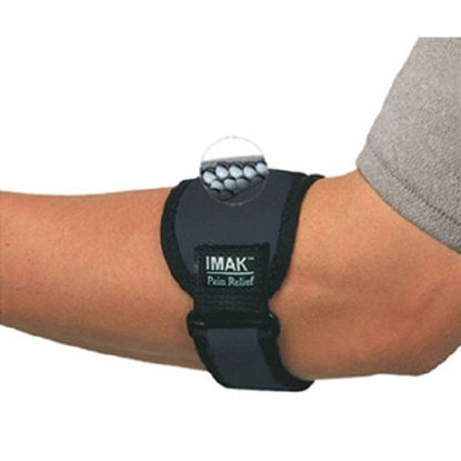 Picture of Elbow Band IMAK RSI® One Size Fits Most Buckle and hook and loop strap Left or Right Arm BlackA10301