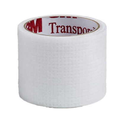 Picture of Medical Tape 3M™ Transpore™ White Bi-directional Tear Plastic 3 Inch X 10 Yard White NonSterile1534-3