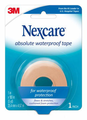Picture of Medical Tape Nexcare™ Absolute Waterproof Foam 1 Inch X 5 Yard Tan NonSterile731