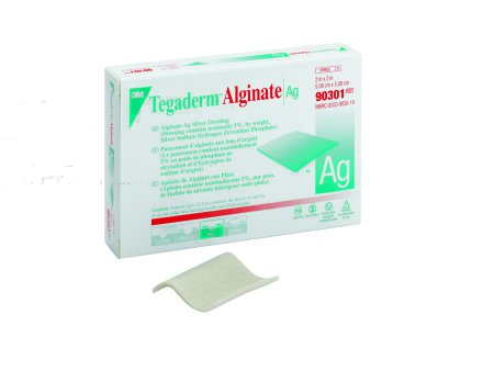Picture of Silver Calcium Alginate Dressing 3M™ Tegaderm™ 2 X 2 Inch Square Sterile90301