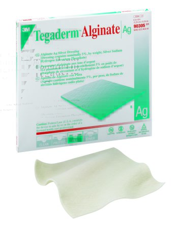 Picture of Silver Calcium Alginate Dressing 3M™ Tegaderm™ 6 X 6 Inch Square Sterile90305