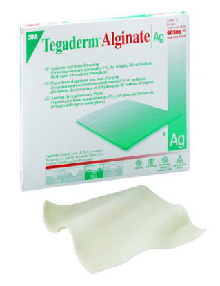 Picture of Silver Calcium Alginate Dressing 3M™ Tegaderm™ 6 X 6 Inch Square Sterile90305