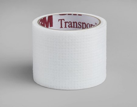 Picture of Medical Tape 3M™ Transpore™ White Single Use Roll Plastic 1 Inch X 1-1/2 Yard White NonSterile1534S-1