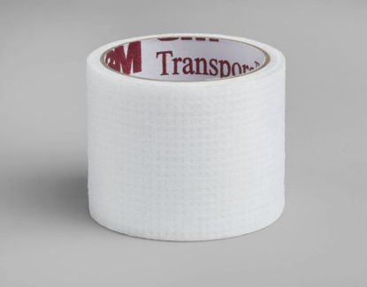 Picture of Medical Tape 3M™ Transpore™ White Single Use Roll Plastic 1 Inch X 1-1/2 Yard White NonSterile1534S-1