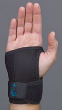 Picture of Wrist Splint GelFlex® Contoured Polymer Gel / Mineral Oil Right Hand Black Medium223834