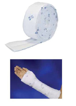 Picture of Padded Splint Roll OCL® 15 Layer 2 Inch X 20 Foot Flannel / Foam / Plaster WhiteSR215