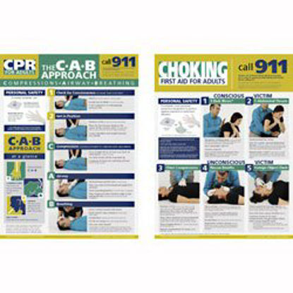 Picture of First Aid Posters Learning ZoneXpress The CPR ApproachSB50105