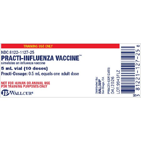 Picture of Training Medication Peel-N-Stick Labels Practi-Influenza Vaccine™9943FLZ