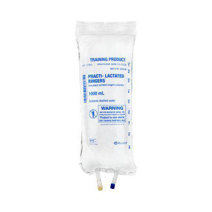 Picture of Clinical Training Medication Practi-Lactated Ringer's™ 1000 mL I.V. Bag Distilled Water Liquid278LR