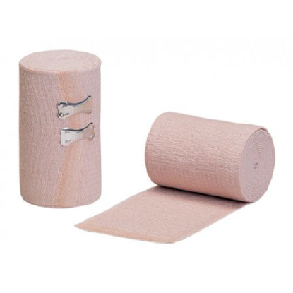 Picture of Elastic Bandage 3 Inch X 4-1/2 Yard Standard Compression Clip Detached Closure Tan NonSterile79-98585