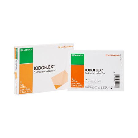 Picture of Impregnated Dressing Iodoflex™ Pad 2-1/8 X 3 Inch Gauze Cadexomer Iodine Sterile6602134010
