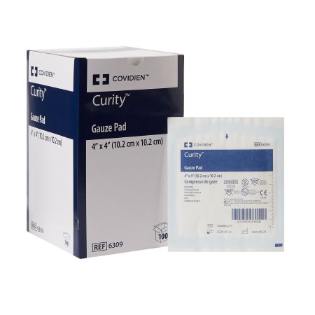 Picture of Gauze Sponge Curity™ Gauze 12-Ply 4 X 4 Inch Square Sterile6309