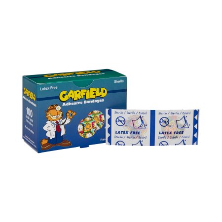 Picture of Adhesive Spot Bandage ASO 7/8 Inch Plastic Round Kid Design (Garfield) SterileGAR5561-012-000