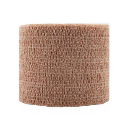 Picture of Cohesive Bandage CoFlex® NL 2 Inch X 5 Yard 12 lbs. Tensile Strength Self-adherent Closure Tan NonSterile5200TN