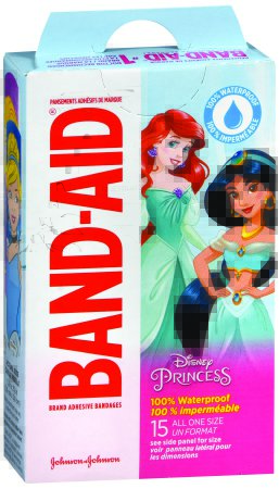 Picture of Adhesive Strip Band-Aid® 1 X 3 Inch Plastic Rectangle Kid Design (Disney Princess) Sterile10381371190536