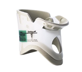 Picture of Extrication Cervical Collar Ambu® Perfit™ Preformed Pediatric Size 2 One-Piece / Trachea Opening 3 Inch Height000264502