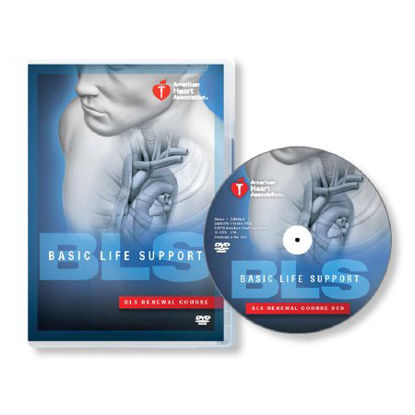 Picture of DVD Instruction Course Set AHA® Basic Life Support BLS Renewal Course DVD15-1079