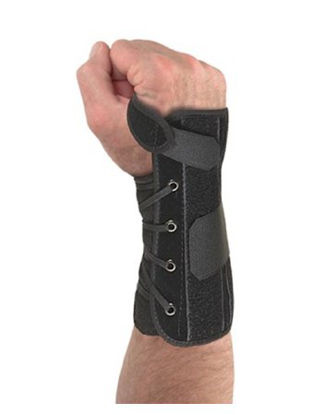 Picture of Wrist / Forearm Brace Ossur® Formfit® Aluminum / Cotton / Polyester Left Hand Black Medium617085