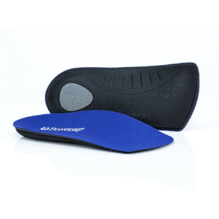 Picture of Powerstep® SlimTech Orthotic Insert 3/4 Length Size F Polypropylene / Polyester / VCT® Foam Black / Blue / Gray Male 12 to 13 / Female 14 to 155012-03F