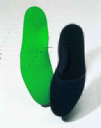 Picture of Orthotic Arch Support Full Length Size 2 Fabric / Nylon / Plastic / SpenCore® Material Black / Green Male 6 to 7 / Female 7 to 844-040-02
