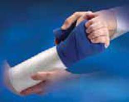 Picture of Padded Splint Roll OCL® 15 Layer 5 Inch X 20 Foot Flannel / Foam / Plaster WhiteSR515
