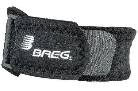 Picture of Patella Tendon Compression Strap Breg® Medium D-Ring / Hook and Loop Strap Closure 12 to 13-1/2 Inch Knee Circumference Left or Right KneeVP40125-030