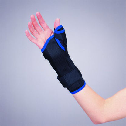 Picture of Wrist / Thumb Brace Premium Low Profile Tietex Left Hand Black Medium350ML