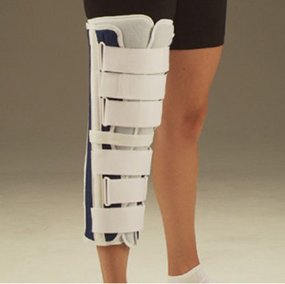 Picture of Knee Immobilizer DeRoyal® One Size Fits Most Hook and Loop Closure 16 Inch Length Left or Right Knee1160917