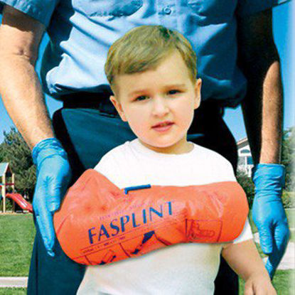 Picture of Fasplint® General Purpose Splint Vacuum Splint Vinyl Orange 14 X 19-1/2 InchFS 801-10