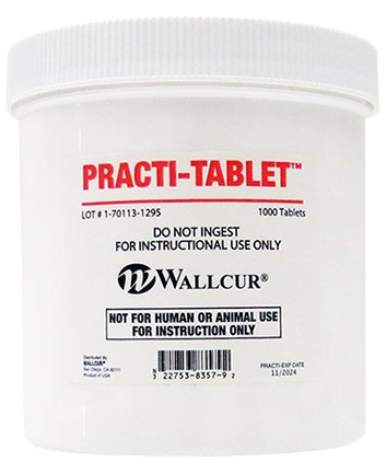 Picture of Clinical Training Medication Practi-Tablet™ Jar Tablet673TB