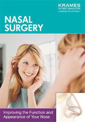 Picture of Patient Booklet Krames® Nasal Surgery AHA11974