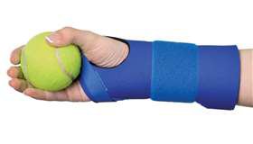 Picture of Wrist Splint Freedom® CTS Grip-Fit™ AliDry™ / Elastic / Plastic Right Hand Black Medium51242/NA/RM