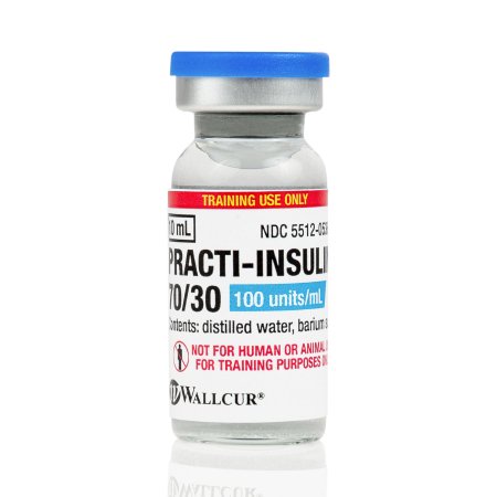 Picture of Clinical Training Medication Practi-Insulin™ 70/30 10 mL Vial Distilled Water Liquid414VP