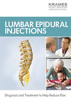 Picture of Patient Booklet Krames® Lumbar Epidural Injections AHA12002