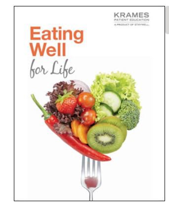 Picture of Patient Booklet Krames® Eating Well for Life12292