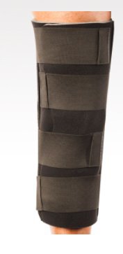 Picture of Knee Immobilizer Single Panel One Size Fits Most Wraparound / Hook and Loop Strap Closure Up to 25 Inch Thigh Circumference 16 Inch Lengh Left or Right KneeVP40101-010