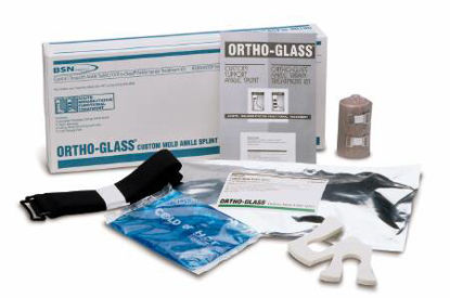 Picture of Ankle Sprain Kit Ortho-Glass® Small to Medium (< 5' 7"), Ice Pack, Elastic Bandage, U-shaped Ankle Foam Cushions, Rehab Straps and Instruction Leaflet58000003