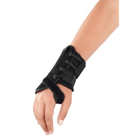 Picture of Wrist Brace With Thumb Spica Apollo Universal Foam Right Hand Black One Size Fits Most10654