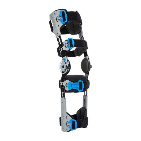 Picture of Post Op Knee Brace Ossur® Rebound® One Size Fits Most Buckle / D-Ring / Hook and Loop Strap Closure 17 to 32 Inch Thigh Circumference Left or Right KneeB-8382480
