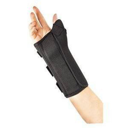 Picture of Wrist Brace with Abducted Thumb FLA ProLite® Aluminum / Foam / Nylon / Polyester Left Hand Black Medium22-461MDBLK