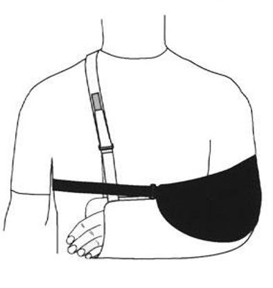 Picture of Immobilizer Strap Joslin Swathe® 50 Inch Length / Hook and Loop Strap ClosureJ50501ZL