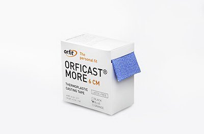Picture of Unpadded Splint Roll Orficast™ More Tape 6 Inch X 9 Foot Thermoplastic Blue24-5612-1