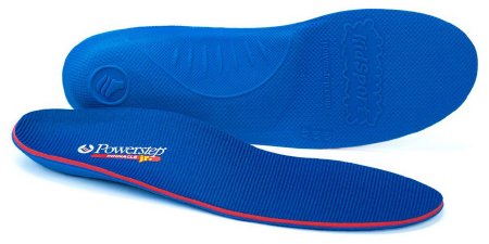 Picture of Powerstep® Pinnacle Junior Orthotic Insole Full Length Youth Polypropylene / EVA / Polyester / VCT® Blue / Red Youth 55041-015