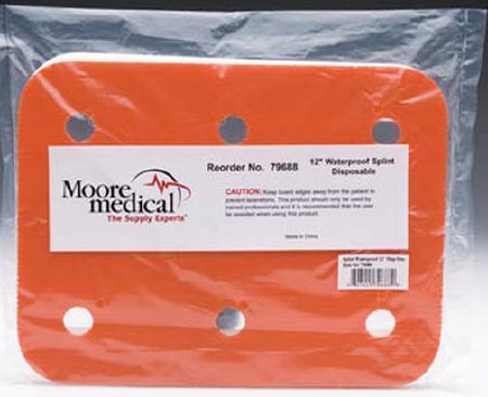 Picture of McKesson General Purpose Splint Waterproof Plastic Orange 18 Inch Length79689