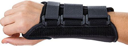 Picture of Wrist Brace ProCare® ComfortFORM™ Aluminum / Foam / Lycra® Right Hand Black X-Large81-97888
