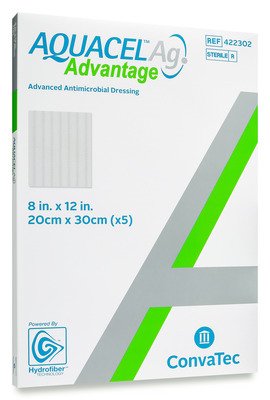 Picture of Silver Dressing Aquacel® Ag Advantage 8 X 12 Inch Rectangle Sterile422302