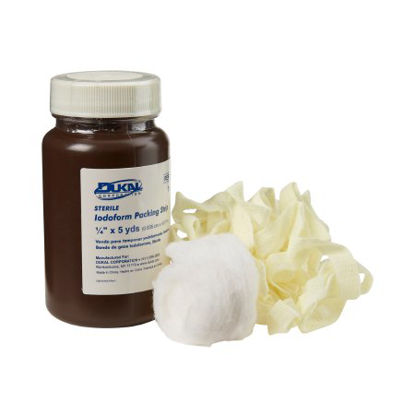 Picture of Wound Packing Strip Dukal Antiseptic Gauze Iodoform Small 1/4 Inch X 5 Yard Sterile270