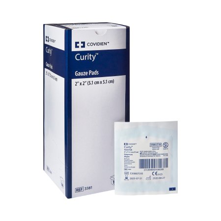 Picture of Gauze Sponge Curity™ Gauze 12-Ply 2 X 2 Inch Square Sterile3381